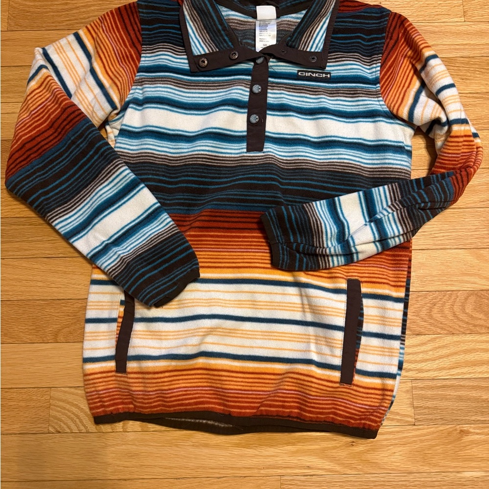 Cinch Multicolor Striped Fleece